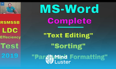 MS Word 2007 for Beginners