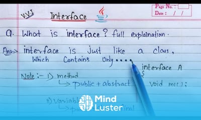 Java Interface Fundamentals