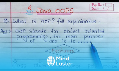Java OOPs Concepts basics