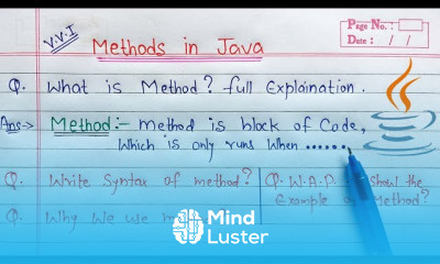 Java Methods Fundamentals