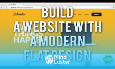 Building a Website with Modern Flat Design
