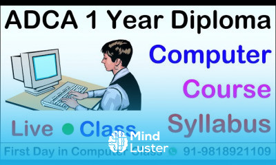 ADCA Syllabus for beginners