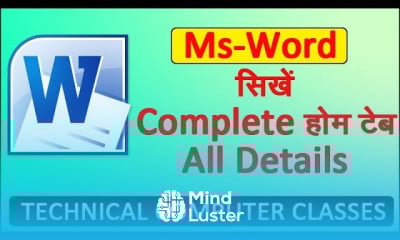 Resume Writing in MS Word