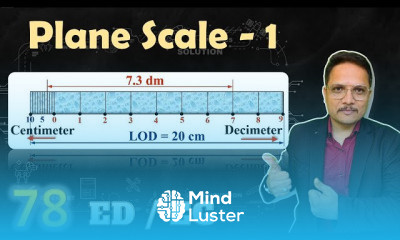 Plain Scale in Engineering Drawing