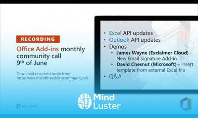 Office Add ins community calls