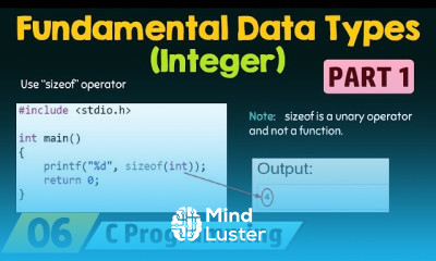 Fundamental Data Types in C