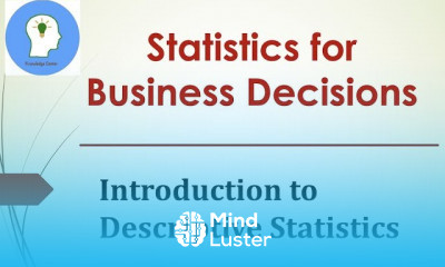 Statistics for Data Science