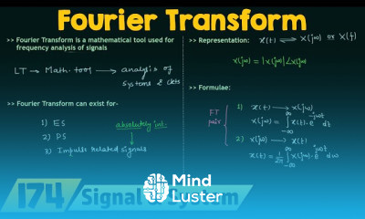 Fourier Transform of Signals