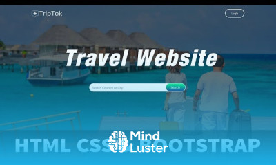 Travel Website Design Using HTML and CSS