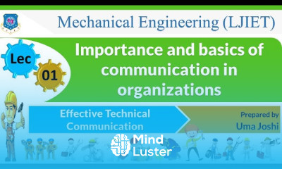 Technical Communication in Mechanical