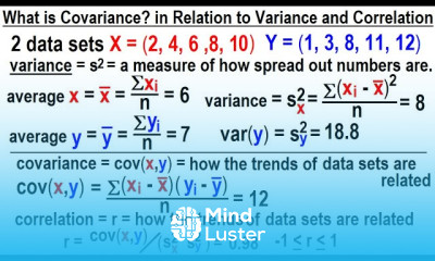 Covariance and Correlation in Statistics