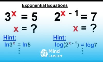 Logarithmic and Exponential Functions