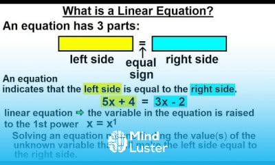 Linear Equation Techniques in Algebra