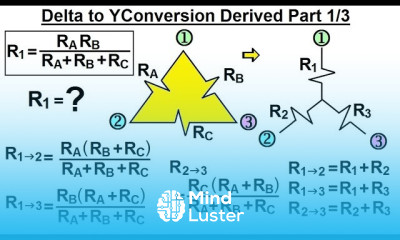 Delta to Y Conversion Derived in electrical