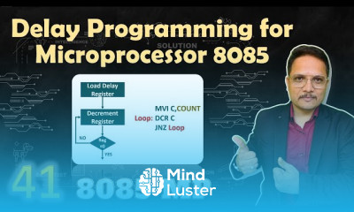 Counter Designing in Microprocessor 8085