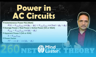 Power in AC Circuit in Network Theory