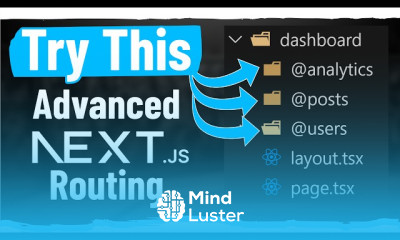 Next js Parallel Routing Fundamentals