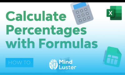 Calculate Percentages in excel with formulas