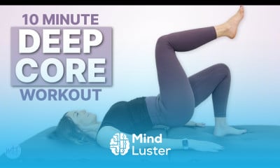 Body resistance band workout at home