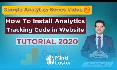 Creating Google analytics account