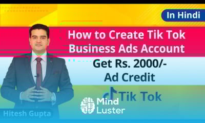 Tik Tok business account creation for ads