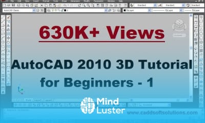 AutoCAD 3D objects modeling for beginners