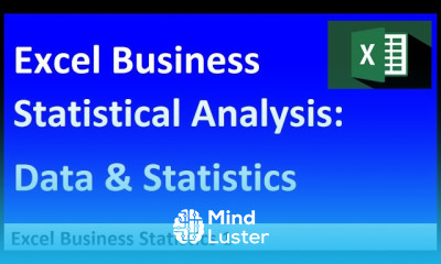 Excel statistical analysis for business