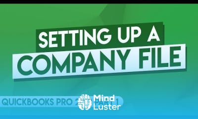 QuickBooks company file setup basics