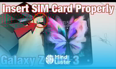 Galaxy Z Fold 3 setup basics for beginners