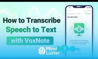 VoxNote Speech to text transcription basics