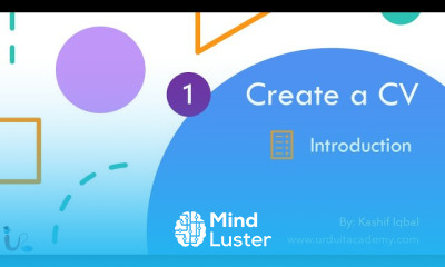 Writing Professional CV