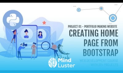 Flask Portfolio website development