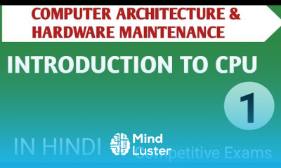 Hardwired Control unit in computer