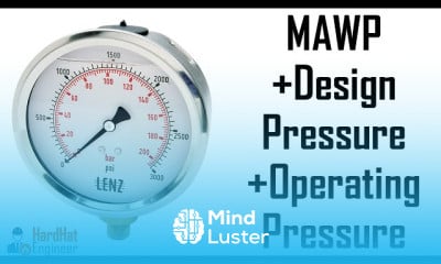 MAWP for various pressure vessel types