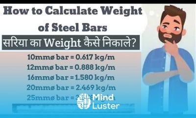 Steel bar weight calculation methods