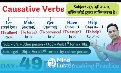 Causative Verbs in english grammar