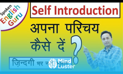 Introduce yourself in english in interviews