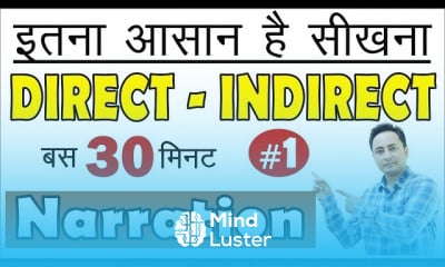 Direct Indirect speech in english grammar
