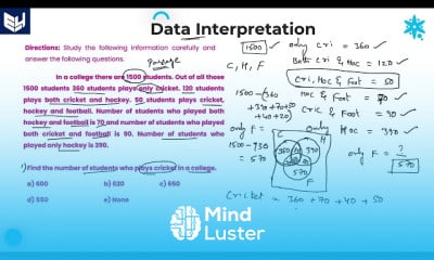 Caselet data interpretation techniques