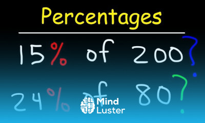 Solving Percentage word problems