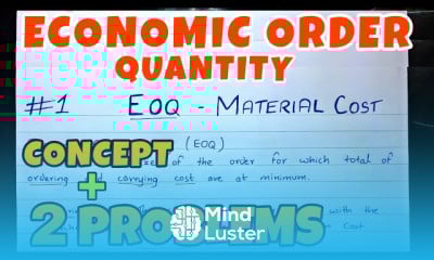 EOQ in material cost management