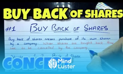 Buy back of shares methods