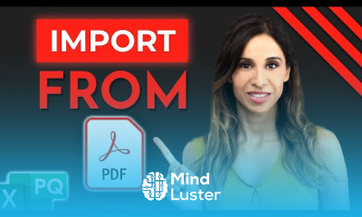 PDF to excel conversion methods