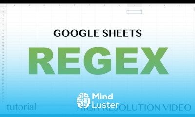 Regular expression in google sheets