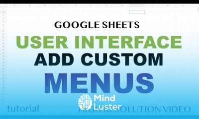 Google sheets UI with apps script