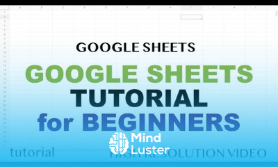 Google sheets formulas for beginners