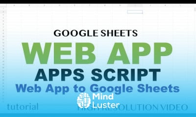 Google apps script web apps for beginners