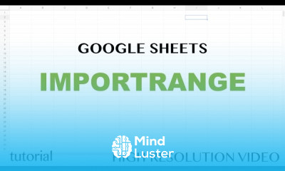 Google sheets importrange function