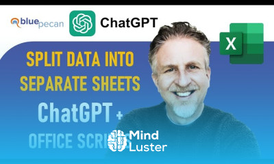 Splitting excel worksheets using ChatGPT