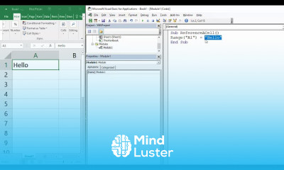 VBA code for freeze panes in excel